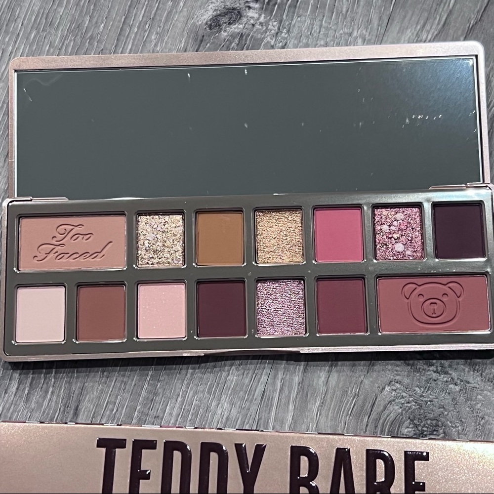 Too Faced Teddy Bare Bare It All Eye Shadow Palette Limited Edition
